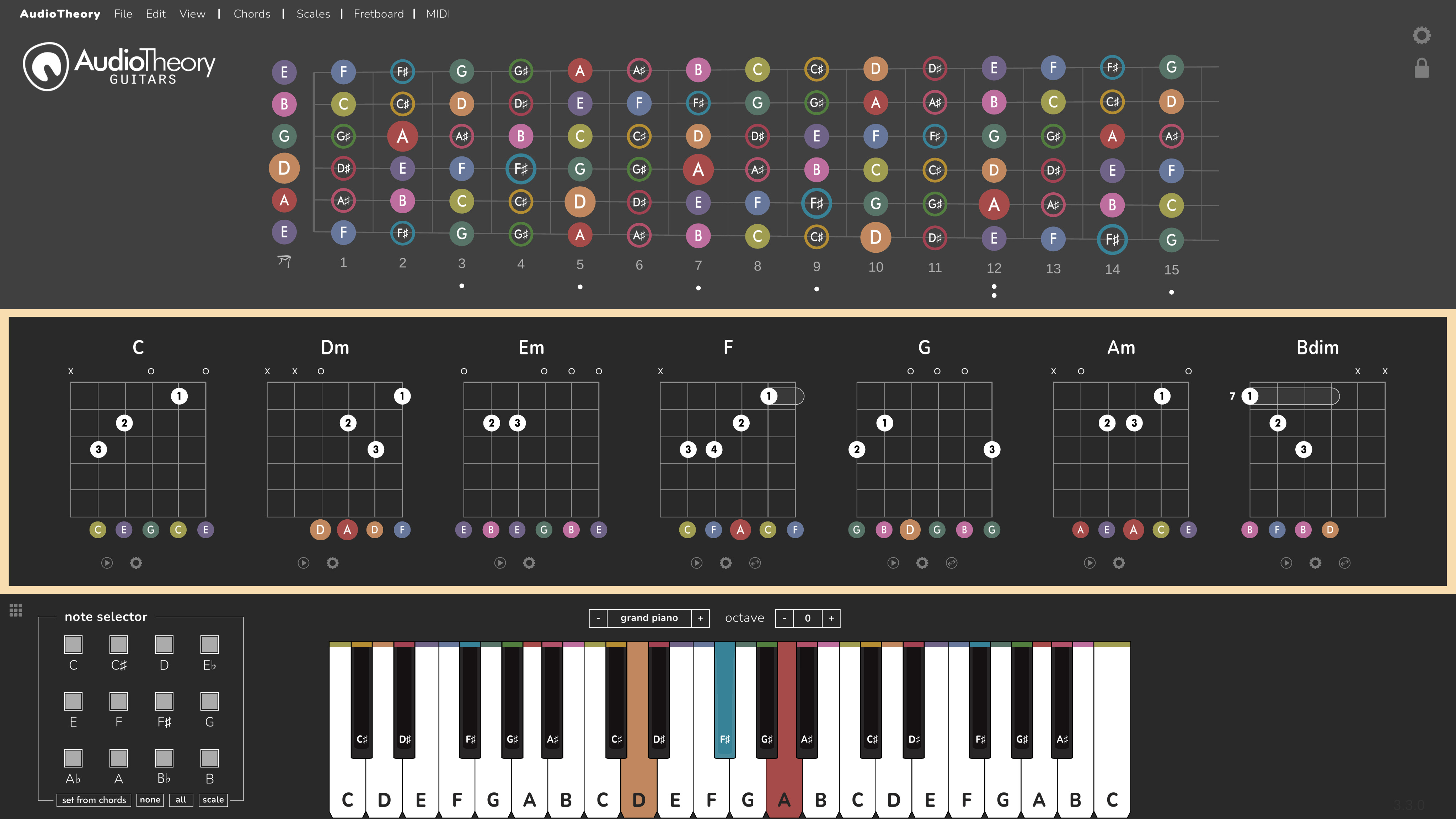 AudioTheory Guitars title